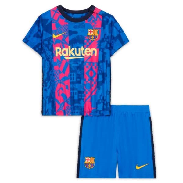 Camiseta Barcelona Replica Tercera Ropa Niño 2021/22